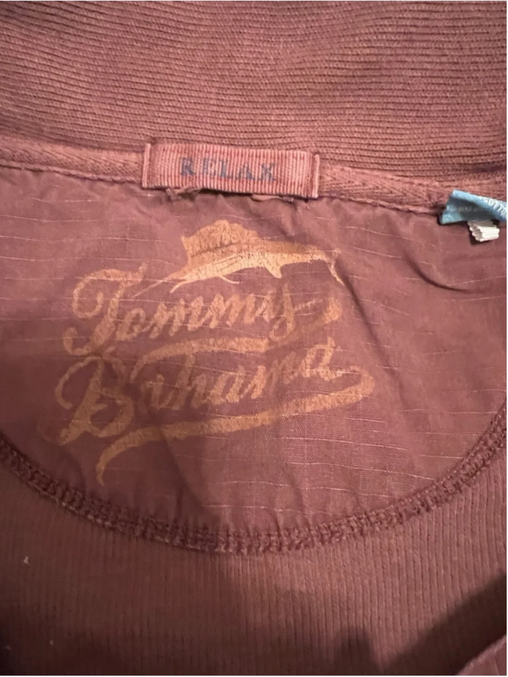 Tommy Bahama Sweater Mens 2XL Quarter Zip Pullover Red Brown Relaxed Fit